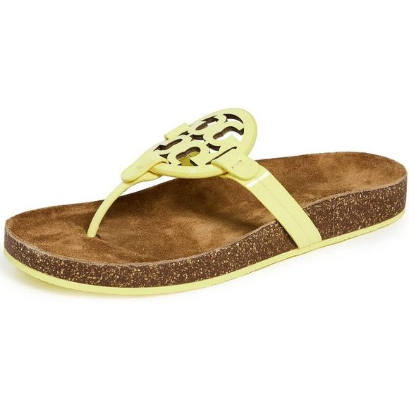 TORY BURCH Miller Cloud サンダル Yellow 8 Tory Burch | Shoes | Nib Tory Burch Miller Cloud Leather Sandal